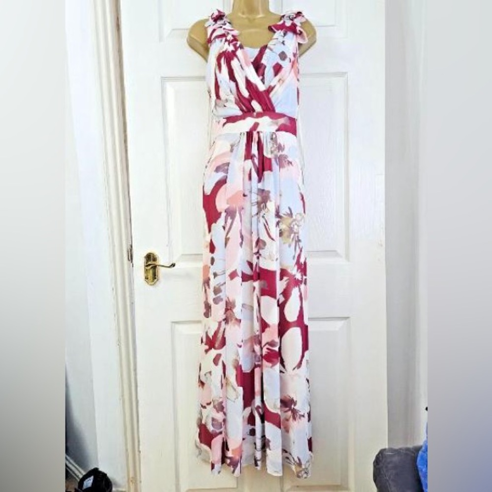 JACQUES VERT - STUNNING WEDDING GUEST MAXI DRESS - LIKE NEW! SIZE 16